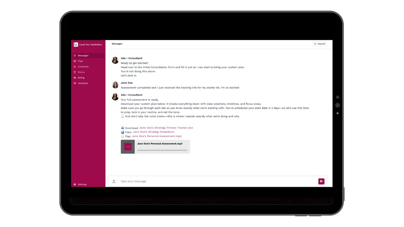 Personalized Strategy Plans